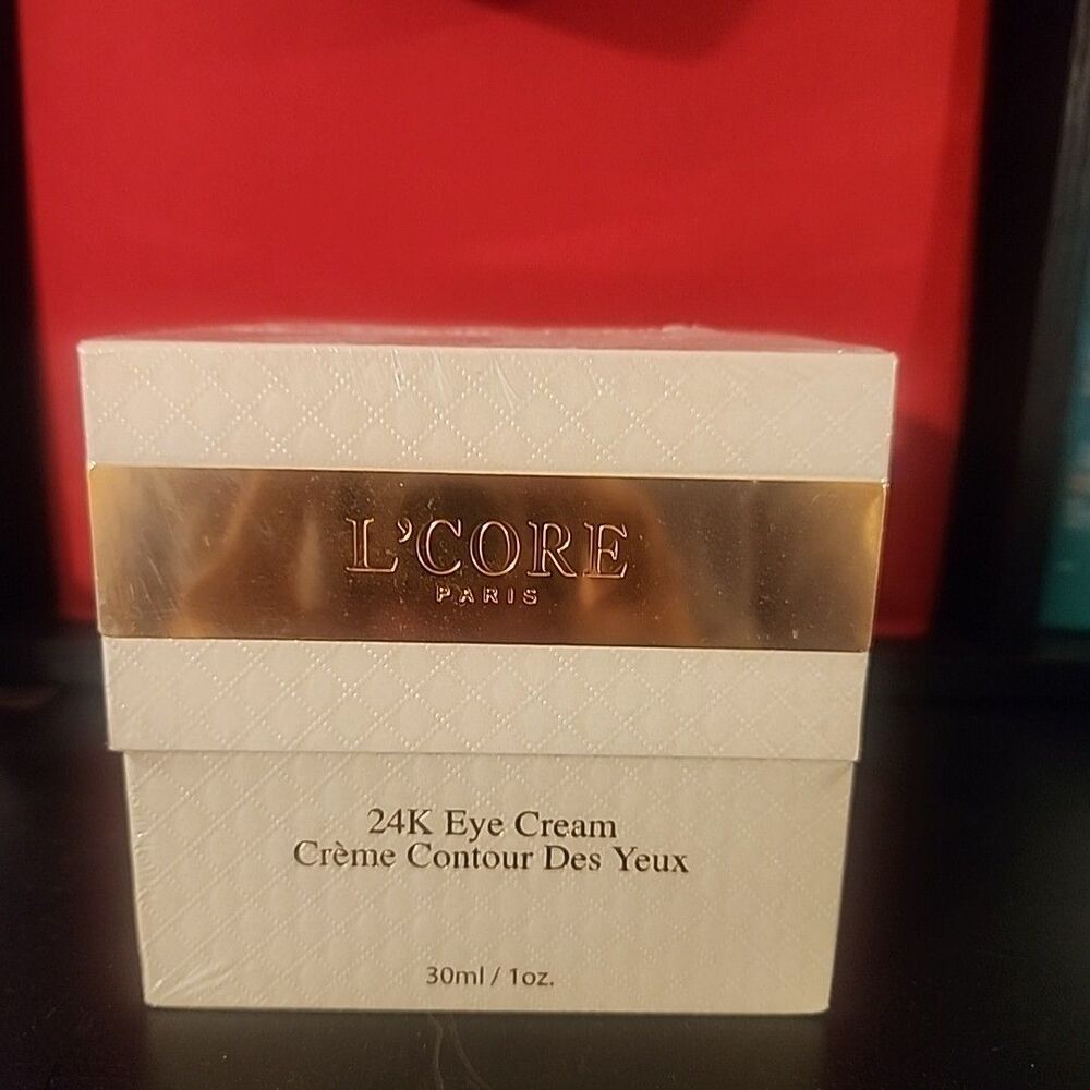 L'Core Paris 24K Eye Cream Skin Care Pharmaceutical Grade Anti Aging 1 fl oz,